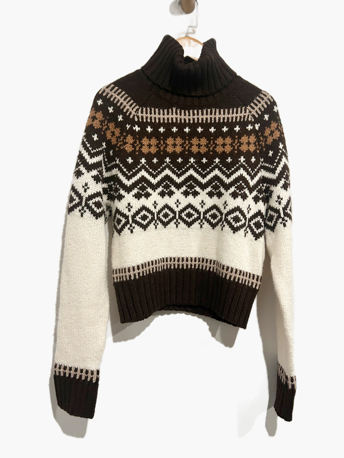 American Eagle Vintage Brown Turtleneck Sweater - XS