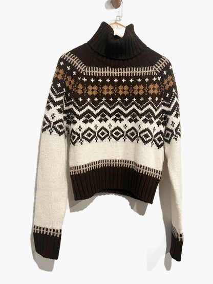 American Eagle Vintage Brown Turtleneck Sweater - XS