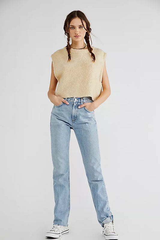 Agolde Cherie High Rise Straight Leg Jeans - 29