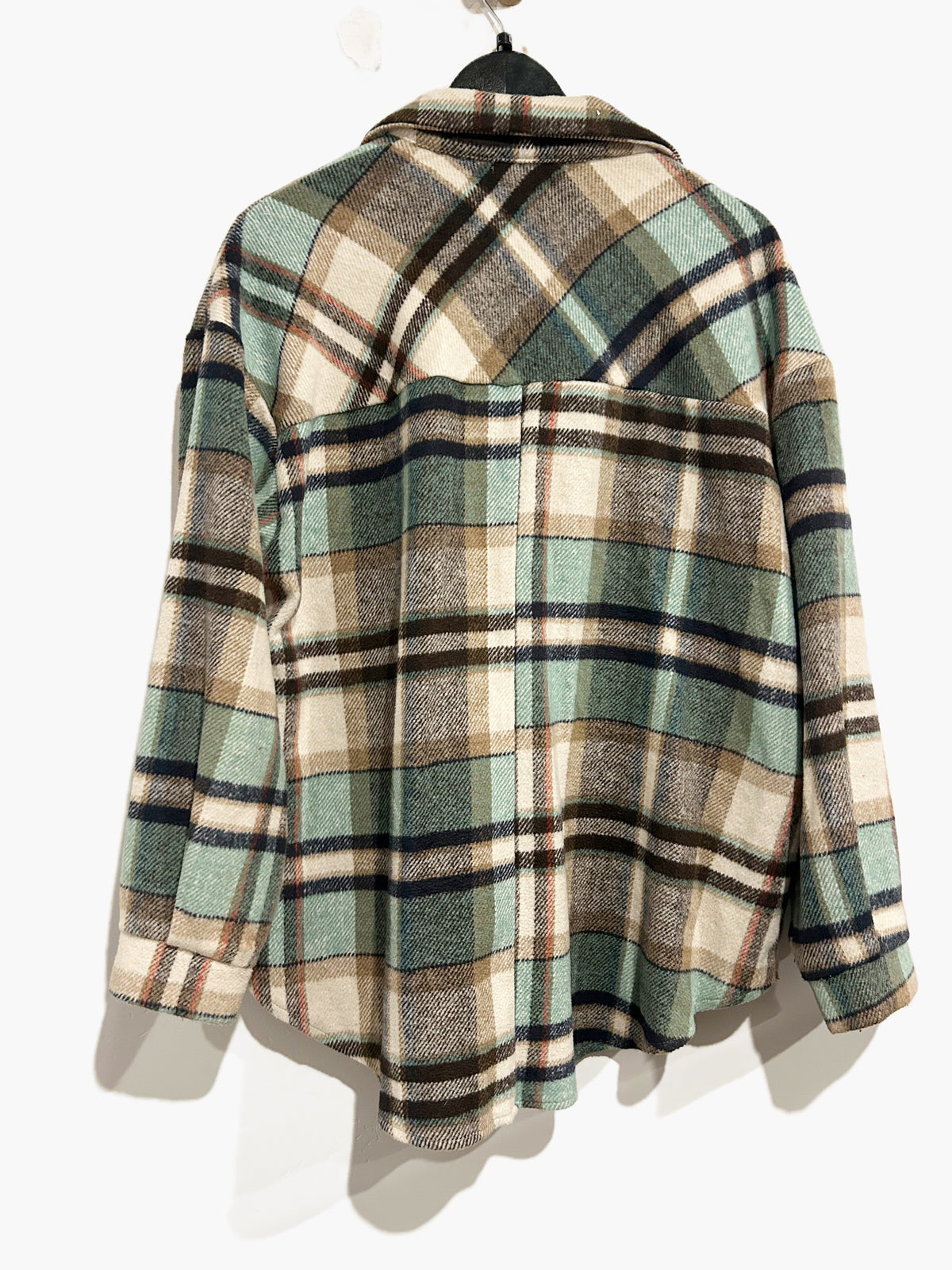 Urban Daizy Blue Flannel Shacket - Large