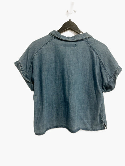 Indigo Rising Chambray Boxy Top - Medium