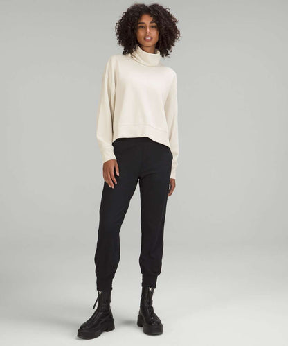 Lululemon Softstreme Turtleneck Pullover in White Opal - 2