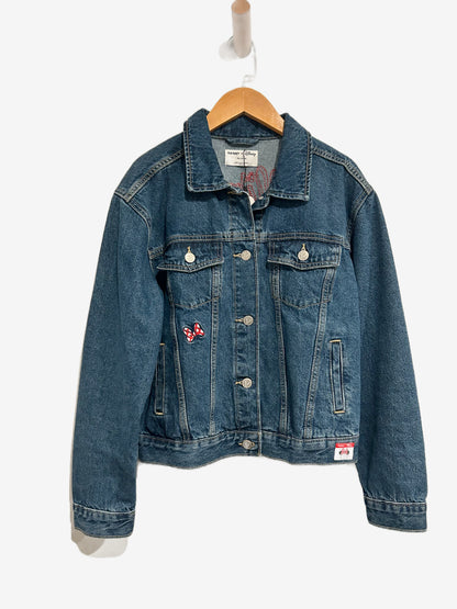 Old Navy x Disney Minnie Mouse Denim Embroidered Jacket - 14-16