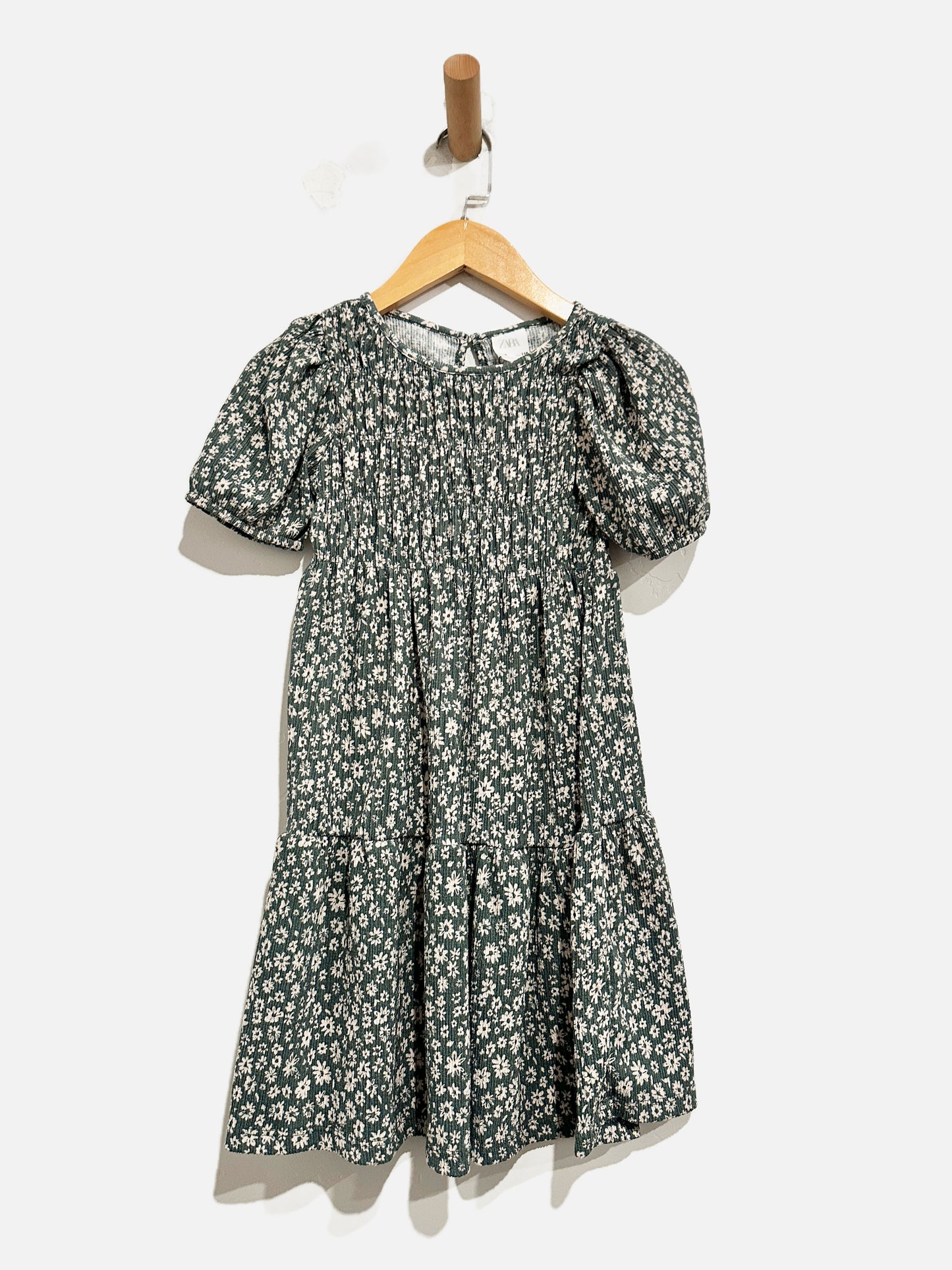 Zara Green Floral Dress - 6