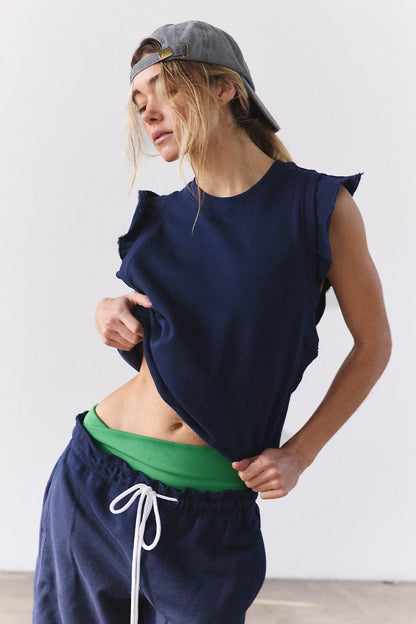 FP Movement Flutter Tank in Midnight Navy - Large