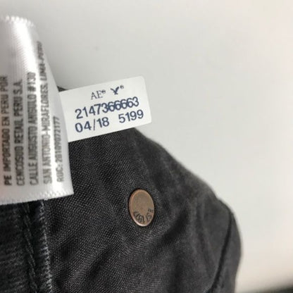 American Eagle Hi-Rise Festival Mini Skirt in Washed Black Size 8