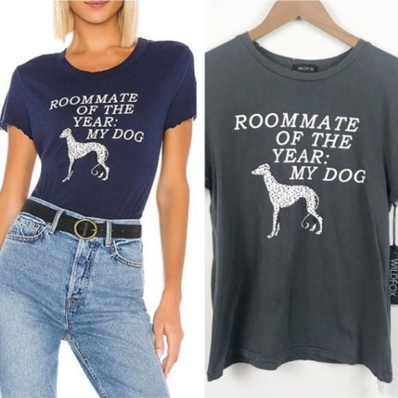 WildFox Roommate of the Year: My Dog Tee Size XS