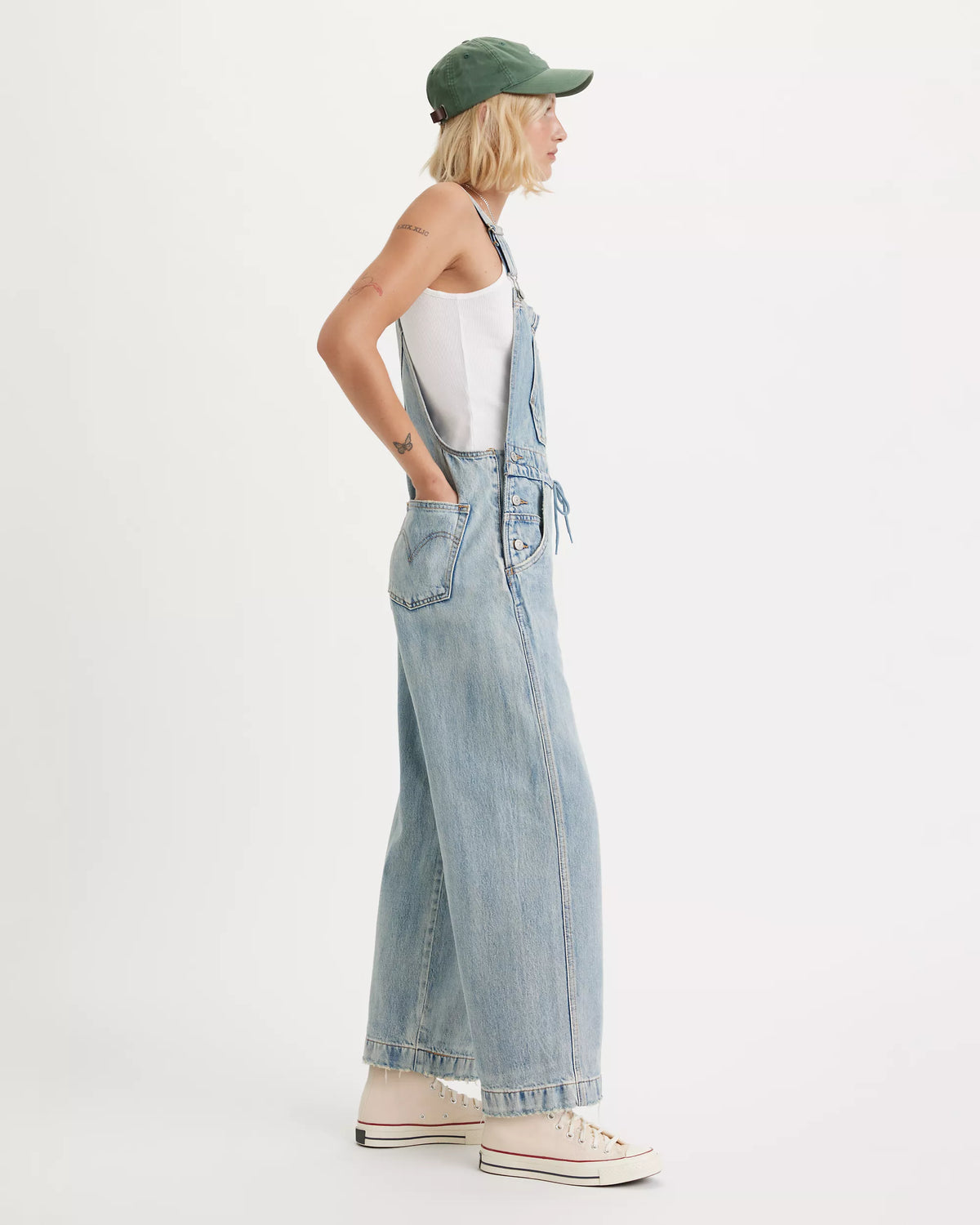 Levi’s Apron Overalls in Not In The Mood Stone - XS