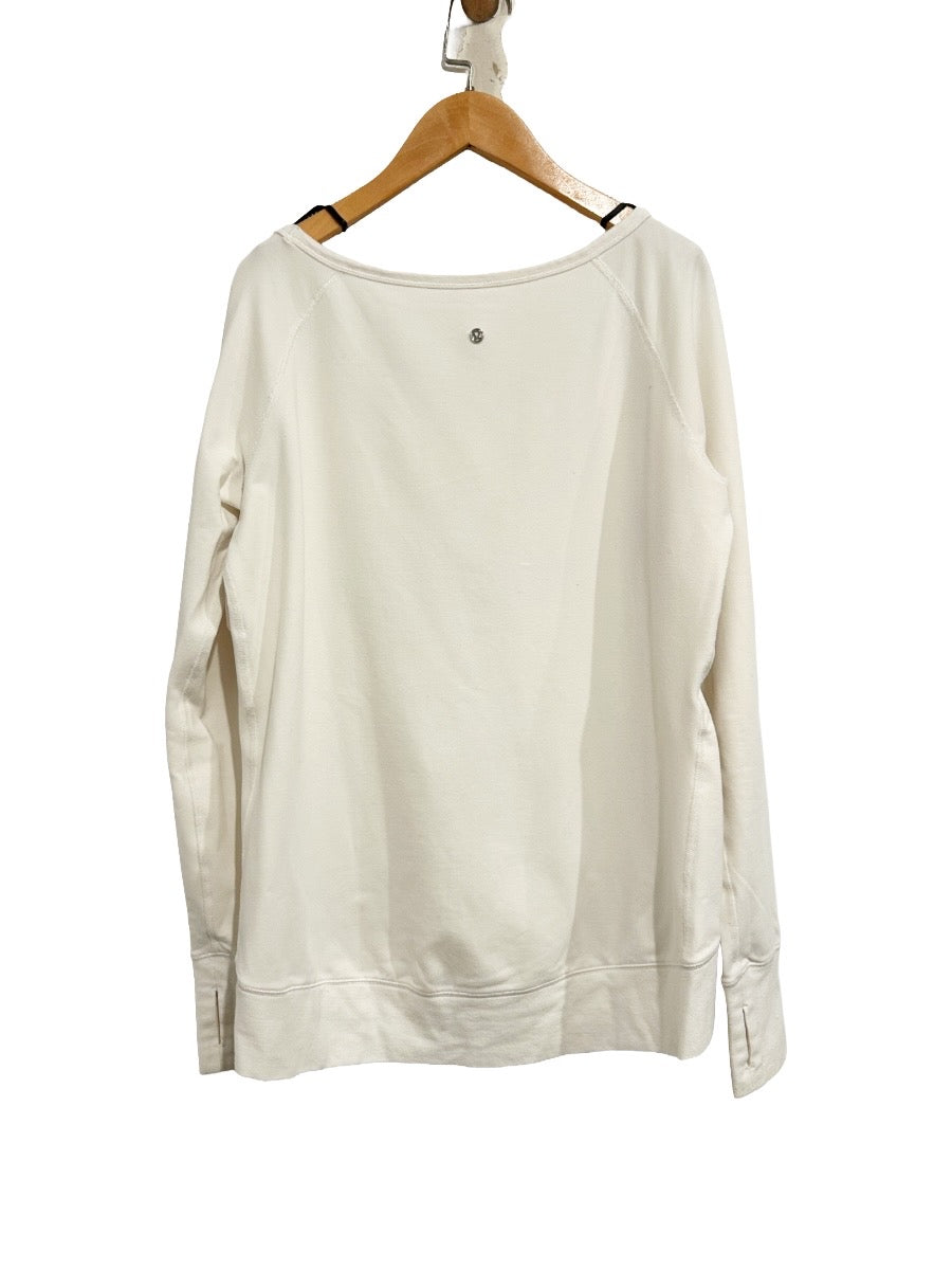 Lululemon Meditate Pullover in White
