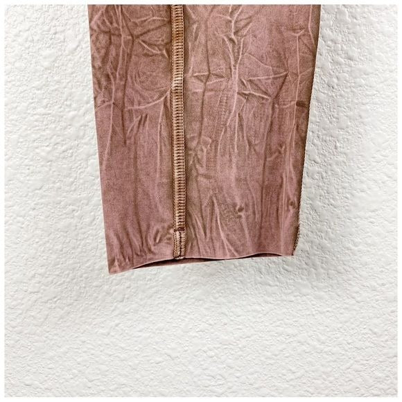 Lululemon Fast and Free Tight II 25" Ice Wash Brown Earth Size 4