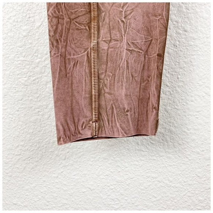 Lululemon Fast and Free Tight II 25" Ice Wash Brown Earth Size 4