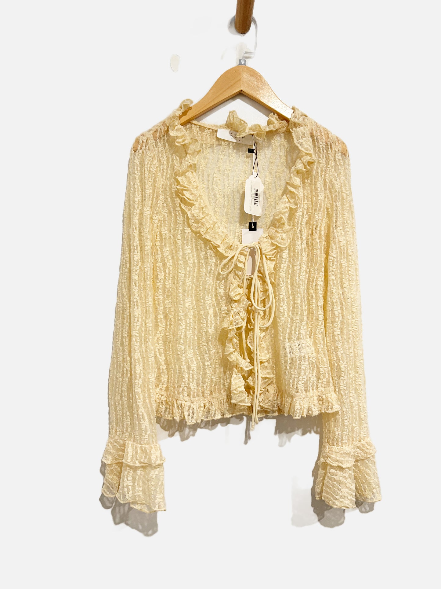 ASTR Cream Lace Cardigan - XS