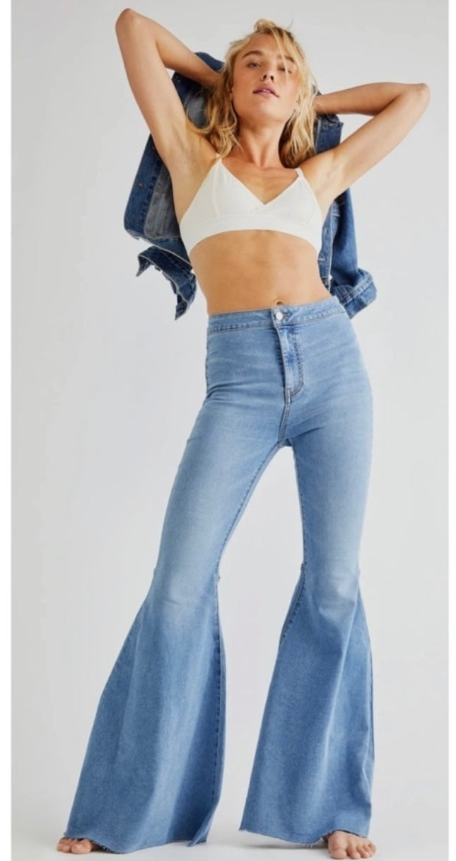 Free People Just Float on Bell Bottoms - 29