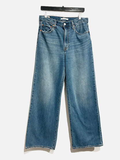 Levi's Ribcage Wide Leg Jeans in Polar Perimeter - 30