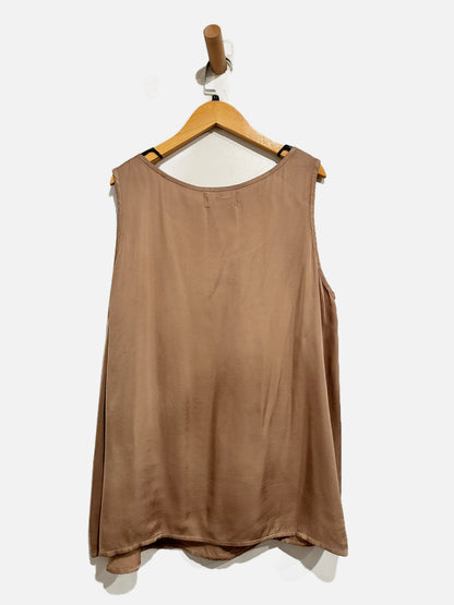 Velvet by Graham & Spencer Brown Tank - Large
