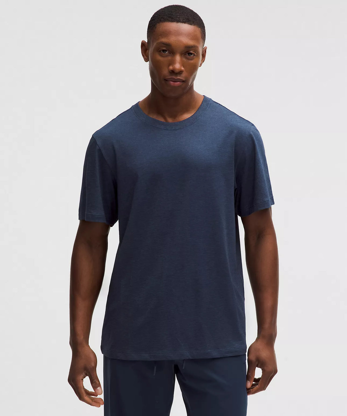 Lululemon Zeroed In Short Sleeve Shirt in Heathered Club Blue