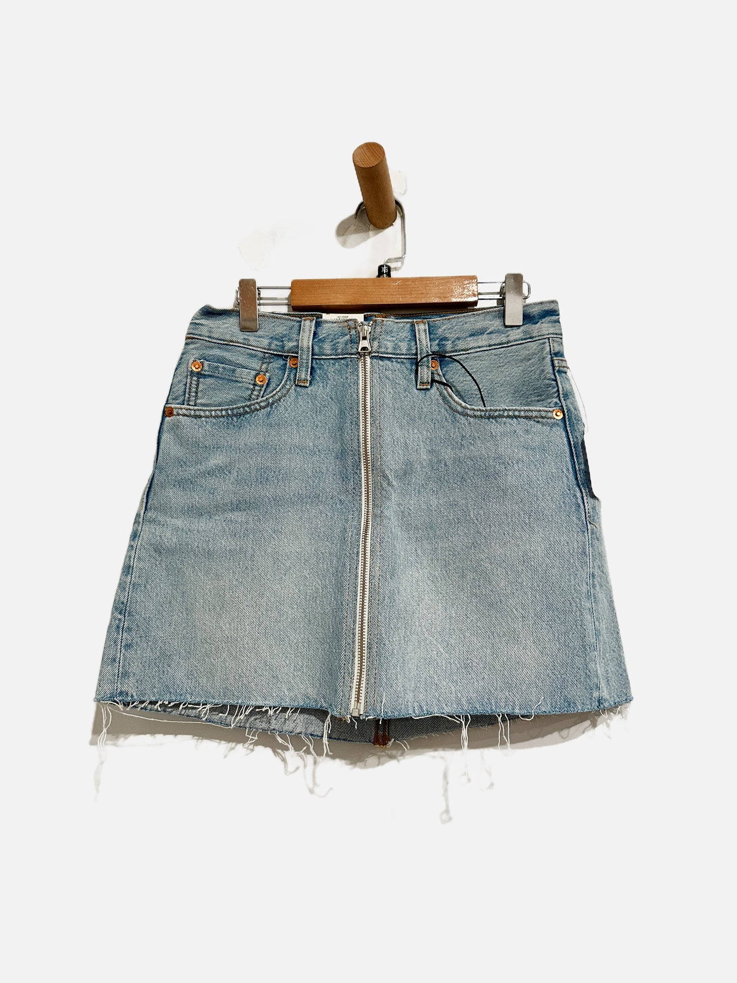 Levi's Deconstructed Skirt in Zip Through - 24