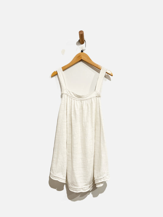 Free People White Heathered Tank - Medium