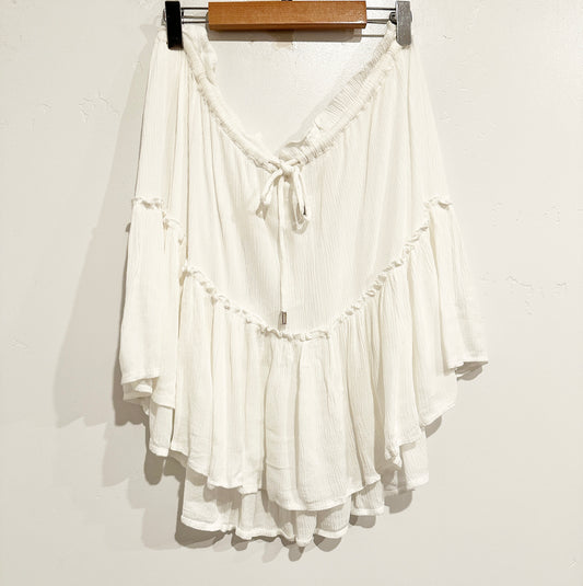 Elan White Mini Skirt - Medium