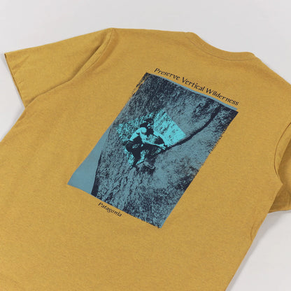 Patagonia Granite Magic Pocket ResponsibiIli-Tee in Hawk Gold - Medium