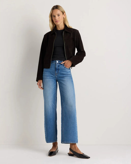 Quince High Rise Relaxed Straight Jean - 27