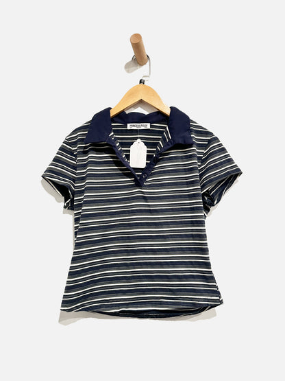 Princess Polly Navy Stripe Polo - 6