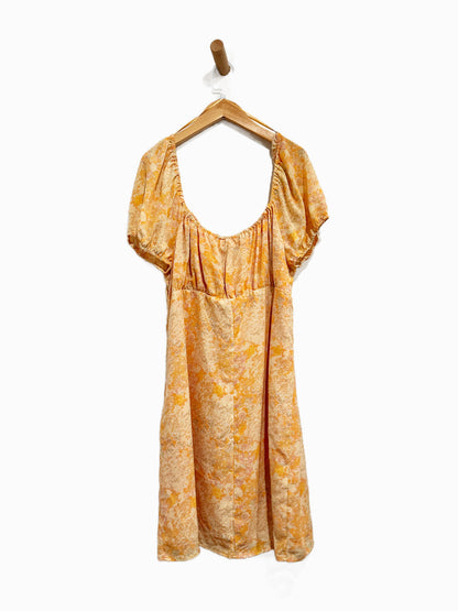 BP Orange Floral Mini Dress - XL