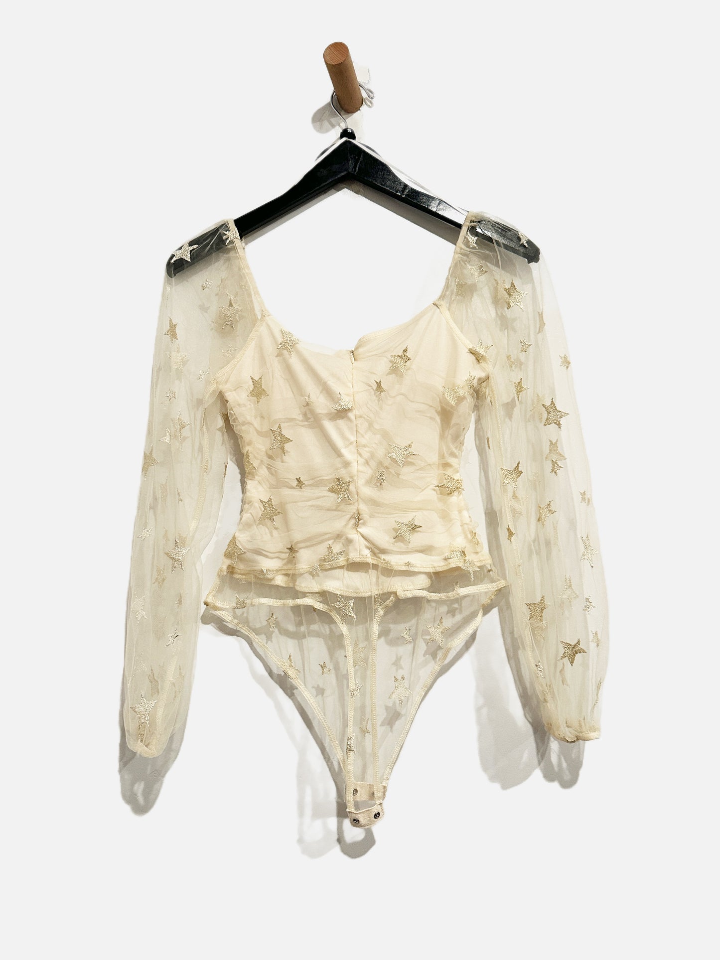 Le Lis Shining Star Mesh Bodysuit - Small