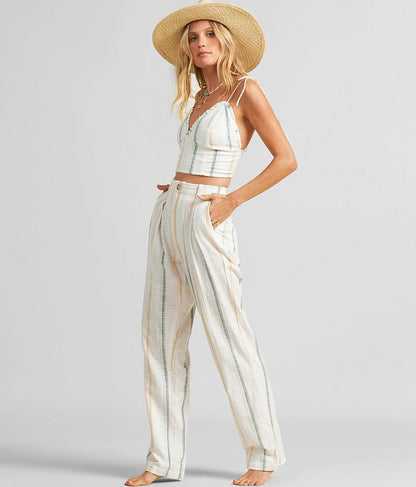 Billabong x The Salty Blonde New Moves Striped Pant in Multi - 28