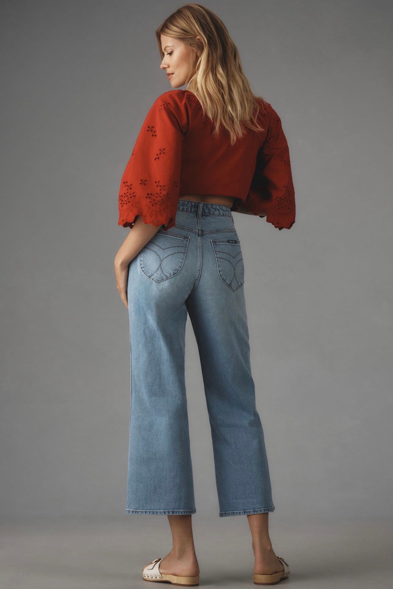 Rolla’s Classic High-Rise Crop Flare Jeans - 27