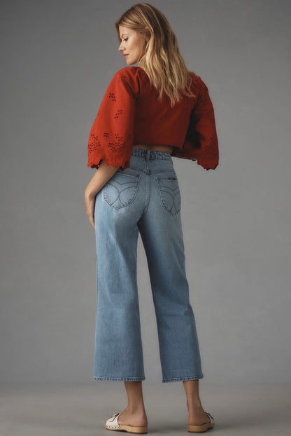 Rolla’s Classic High-Rise Crop Flare Jeans - 27