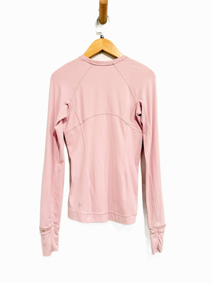 Lululemon Its Rulu Run Long Sleeve Shirt in Pink Taupe - 0