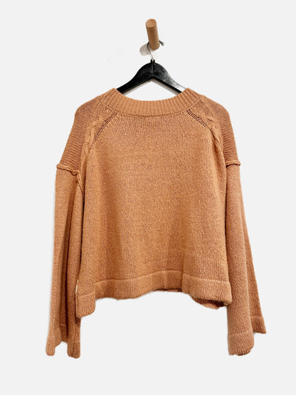 Miss Me Pink Printed Sweater - Large