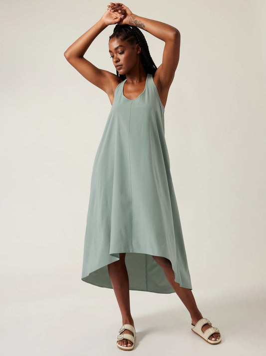 Athleta Presidio Dress in Sage Green - Small