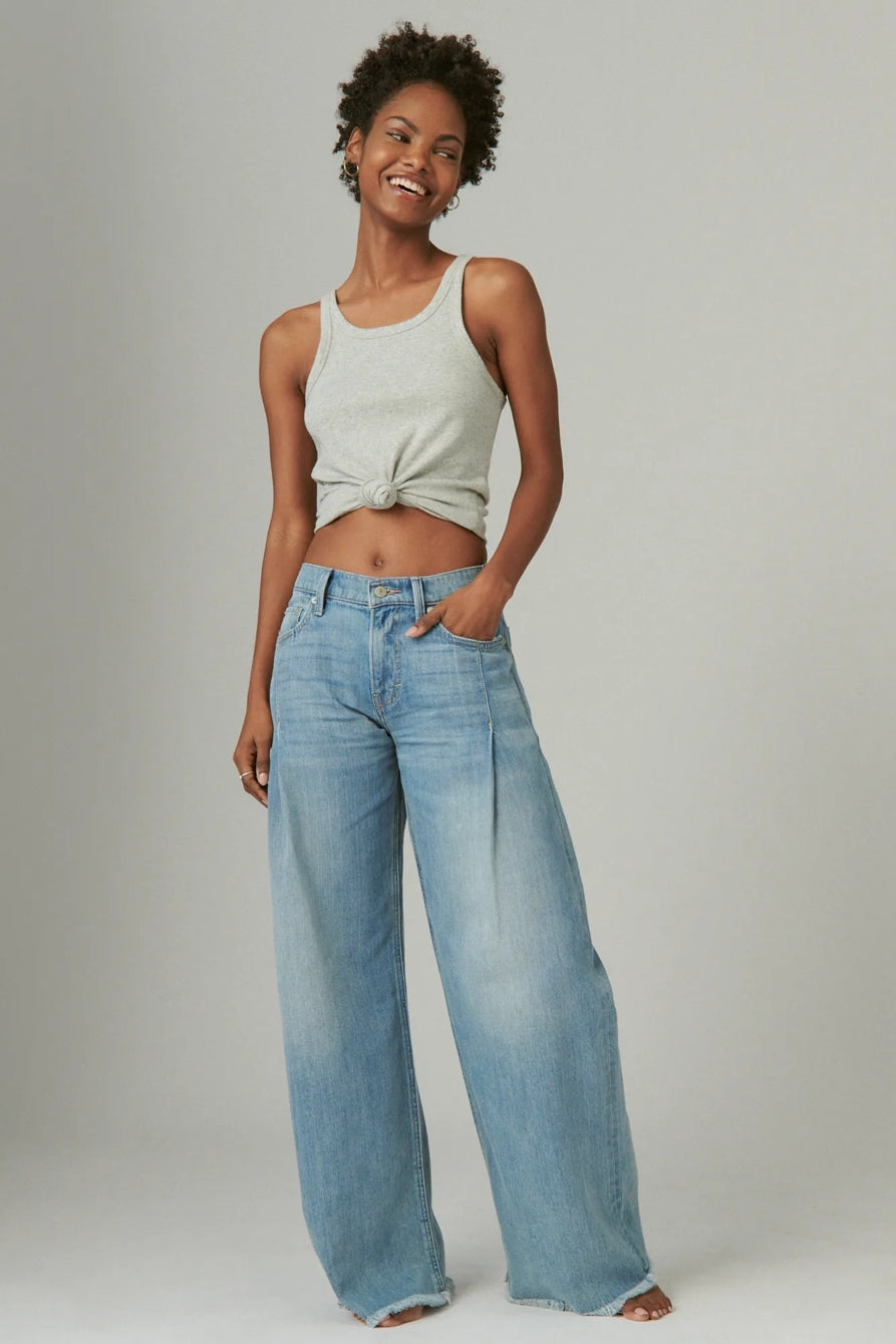 Lucky Brand Palazzo Wide Leg Jeans - 29