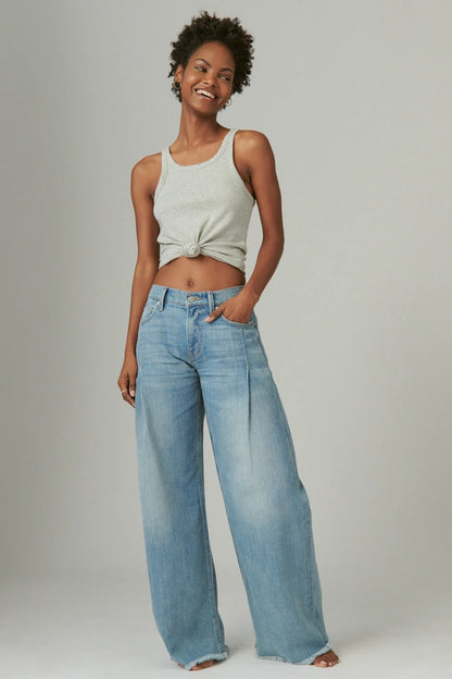 Lucky Brand Palazzo Wide Leg Jeans - 29