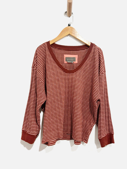 Anthropologie Hannah Striped Long Sleeve - Medium