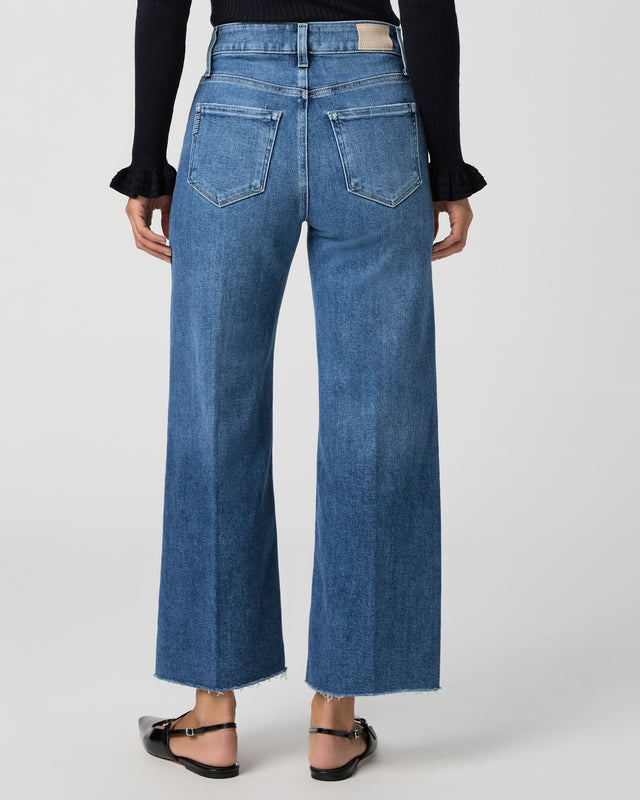 Paige Anessa Wide Leg Cropped Jean - 31
