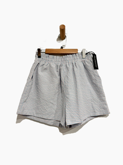 Blank NYC Blue and Pink Gingham Plaid Shorts - 27