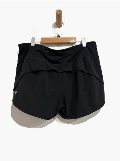 Lululemon Speed Up Short Long 4" in Black - 10