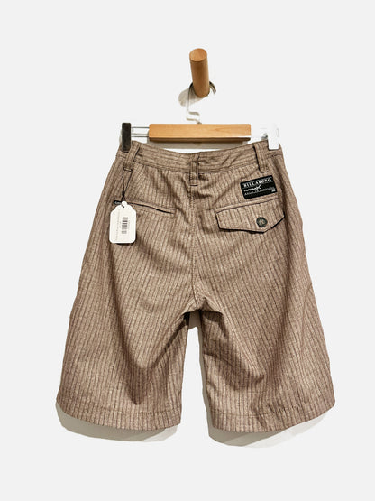 Billabong Brown Striped Shorts - 8
