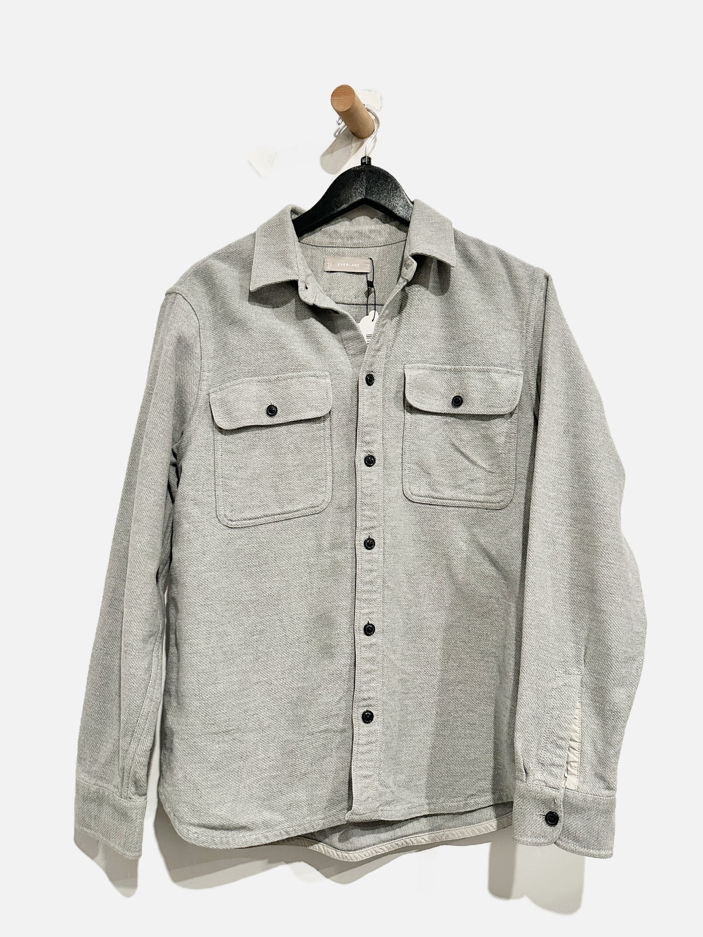 Everlane Men’s Grey Heavyweight Shirt - Medium