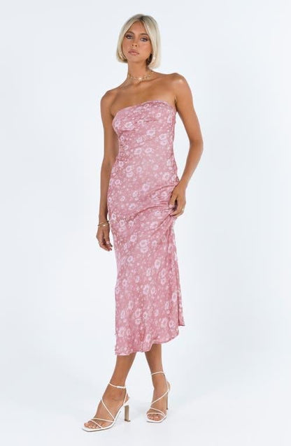 Princess Polly Salvin Strapless Pink Maxi Dress - 2