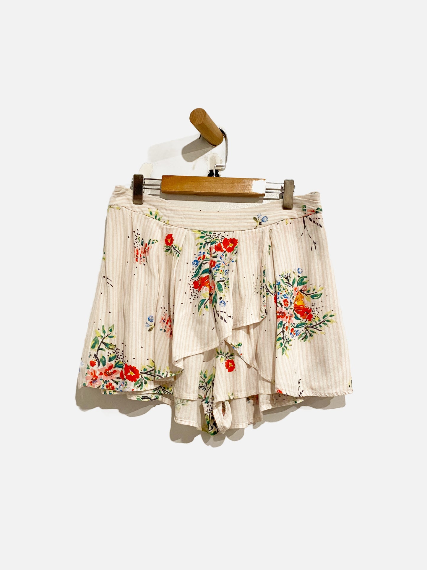 Free People Floral Flowy Shorts - XS