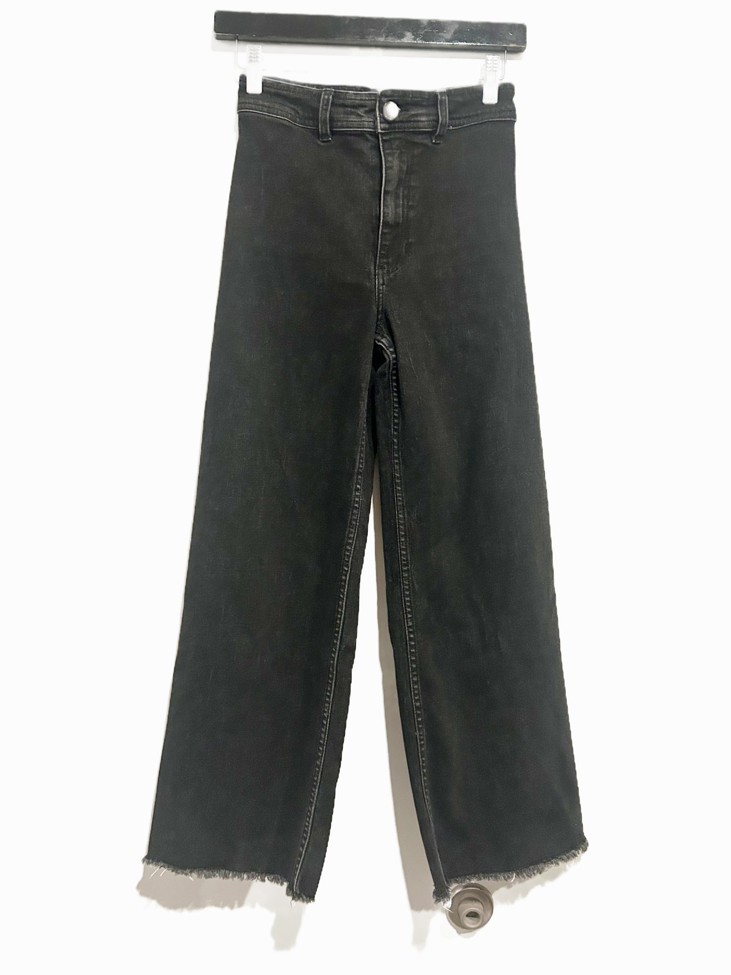 Billabong Free Fall Wide Leg Jeans in Black - 25