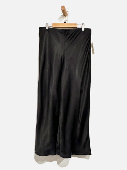 NWT Anthropologie The Tilda Cropped Pull-On Pants in Black Onyx - Medium