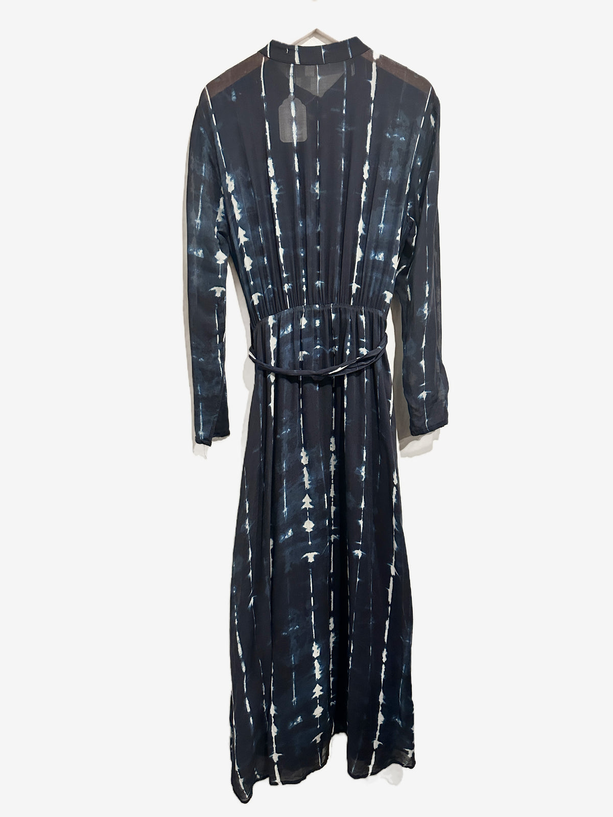 Cloth & Stone Bita Tie-Dyed Shirtdress in Blue - XS