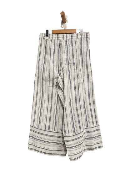 Sundance Salty Breeze Striped Wide Leg Cropped Pants - Small