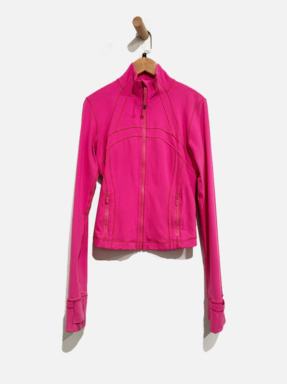 Lululemon Nulu Cropped Define Jacket in Sonic Pink- 4