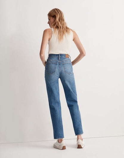Madewell The Perfect Vintage Straight Jean in Becker Wash - 26